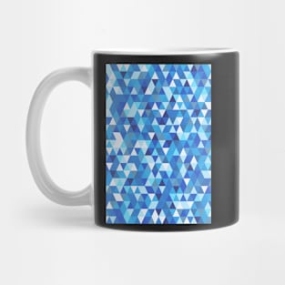 Colourful Geometry - Blues Palette Mug